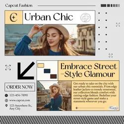 Gray Fashion Product Display