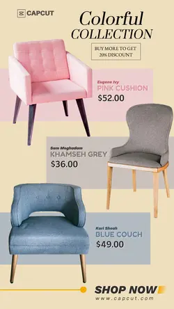 FURNITURE - COLORFUL COLLECTION