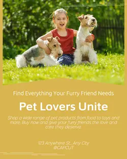 Pet industry Product display