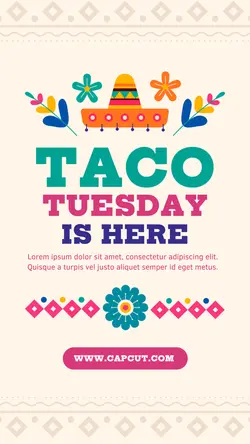 Taco Tuesday - IG Story Template