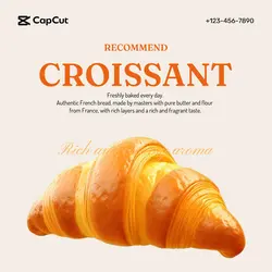 Foods & Beverage Croissant Show Minimalist   