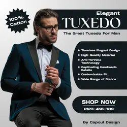Fashion Industry Elegant Tuxedo Instagram Feed 
