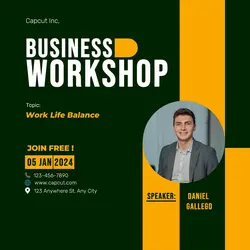 Business Workshop Instagram Post