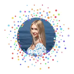 Self-media Avatar Frame Display Wave point(cc web)