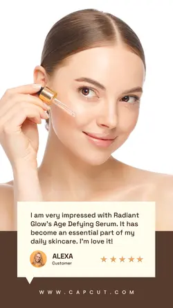 Brown Minimalist Skincare Review Instagram Story