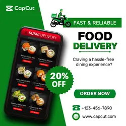 Instagram Post - Food Delivery