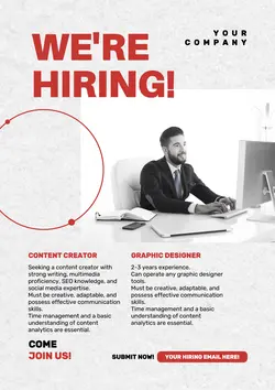 Job Hiring Poster