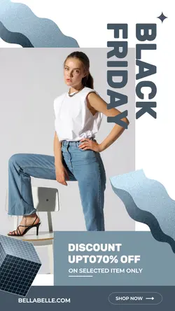 Black Friday Fashion Women Attire Instagram Story