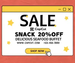 Food & Delicious Seafood Buffet  Minimalist