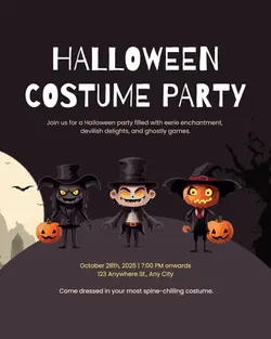 Halloween Costume Party Instagram Post