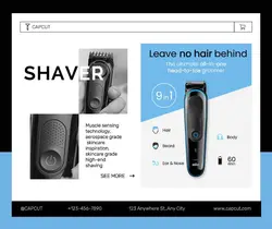 Beauty& shaver details Sense of technology
