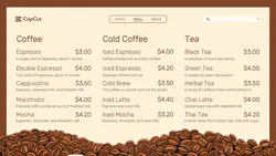 Cafe Special Menu Twitter Post