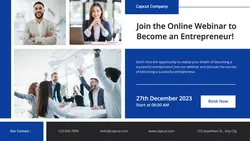 Business Webinar Online Twitter Post
