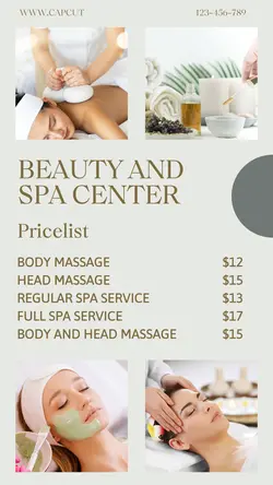 Personal Care Beauty and SPA Center Promotion instagram post
