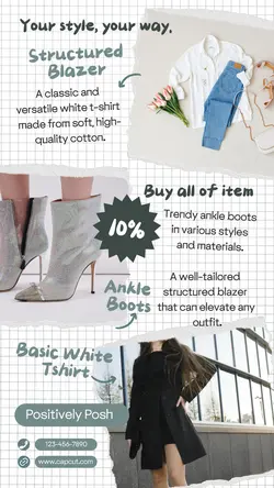 Fashion Mix and Match Instagram Story