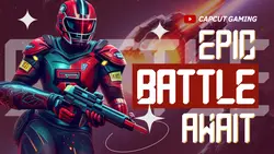 Youtube Thumbnail Game Battle Red