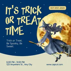 Trick or Treat Instagram Post