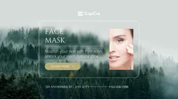 Personal care Face Mask display moder