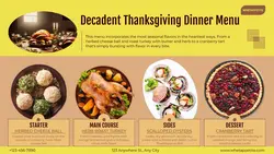 Food Decadent Thanksgiving Dinner Menu Youtube 