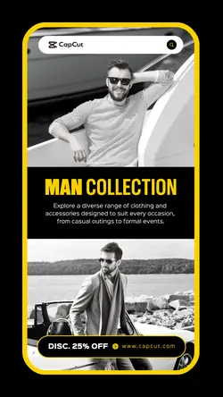 2 Multi-product Image + Men's Clothes Promotion UI Style