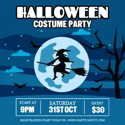 Halloween Costume Party Instagram post