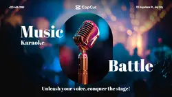 Entertainment Karaoke Bar Events Minimalist