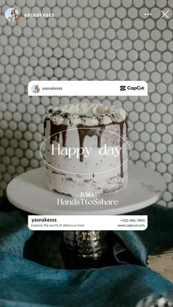 Foods cake display minimalist style