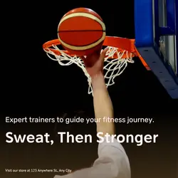 Workout & Fitness Product Display