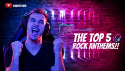 Youtube Thumbnail Reaction The Top 5 Rock Anthems