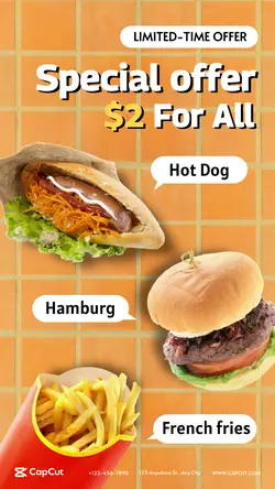 Foods & Beverage Sales promotion fast food Intensive marketing