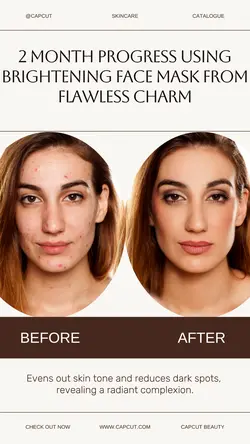 Beauty Product Before After Tiktok Post