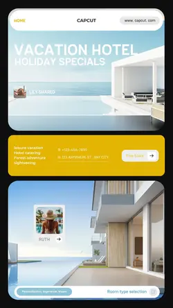 Entertainment Vacation hotel Display  Minimalist