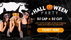 Halloween Party Event Invitation