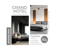 Hotel Promotion Facebook Post