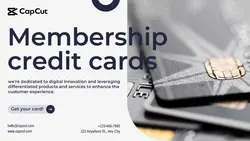 Finance Credit Card Introduction Minimalism