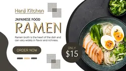 Japanese Food Ramen YouTube End Screen