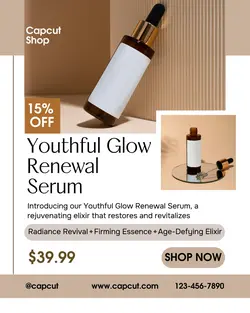 Beauty Serum Promotion Instagram Portrait