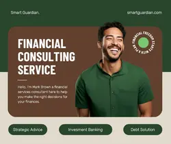 Business Financial Consultant Facebook Post