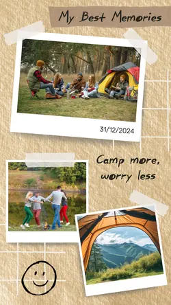 Non-marketing Photo Collage Paper