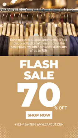 Fashion Industry flash sale man stuff