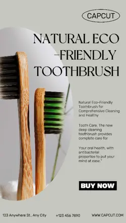 Personal care &Toothbrush display Minimalist