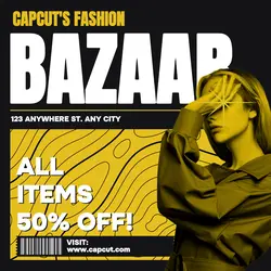 Single Image Poster - Fashion Bazaar