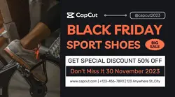 Event Black Friday Sport Shoes Facebook Ads
