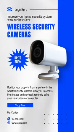 Electronic CCTV Sale Instagram Story