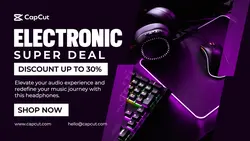 Electronic Promotion Facebook Cover