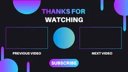 Simple End Screen Template