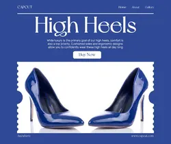 Fashion High Heels Product Display Facebook Post