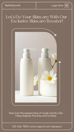 Booster Product Display Instagram Story