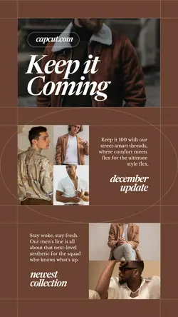 6 Multi-product Image + Men's Clothes Warm Earthy