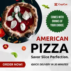 American Pizza - IG Post Template